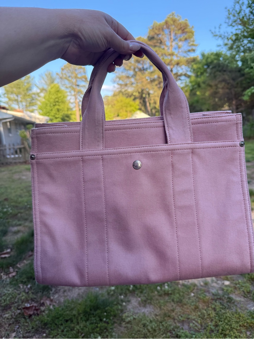 Coach Cargo Tote Ballerina Pink - Picture 12 of 17